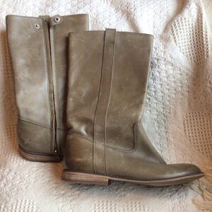 Peek Taupe Leather Boots